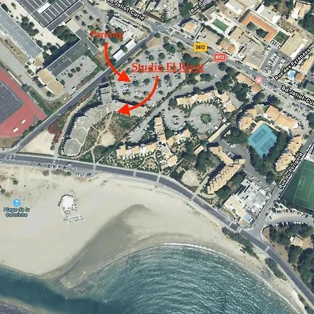 El Rivet - Vue Avec Parking Lägenhet Sète